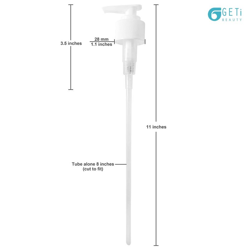GETi Small 2cc Discharge Pump Dispenser- 4 Pack Teardrop -