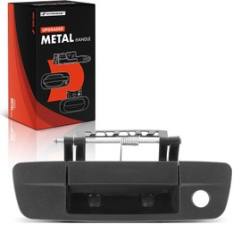 A-Premium Upgraded Metal Tailgate Handle Liftgate Latch Handle with Keyhole & Backup Camera Hole Compatible with Ram 1500 2500 3500 2011-2012 & Dodge Ram 1500 2009-2010, Ram 2500 3500, Textured Black