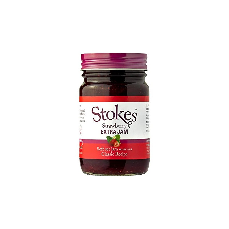 Stokes – Strawberry Extra Jam 340g - Pack of 2