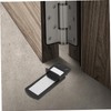 LALAFINA Invisible Door Stopper Magenetic Door Stopper Magnetic Doorstop Black