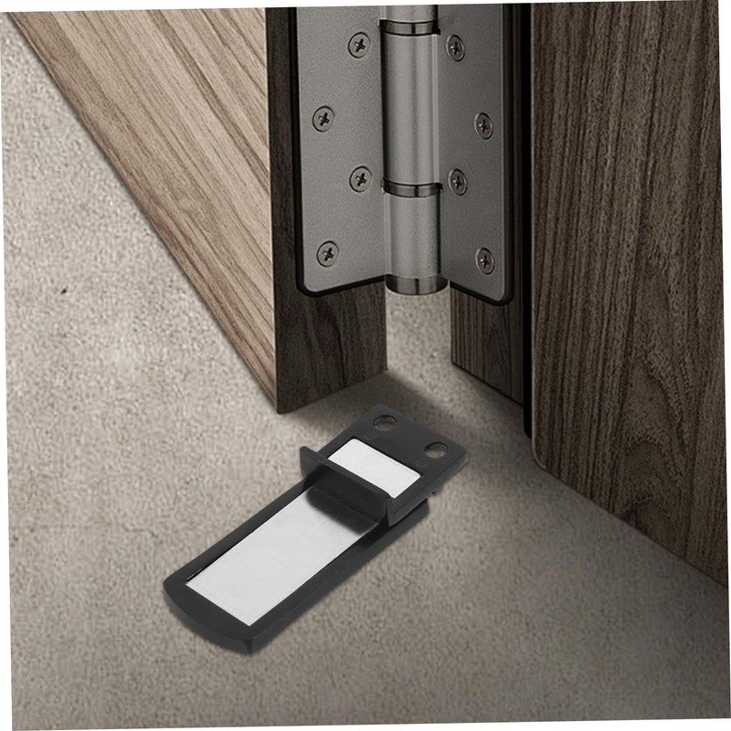 LALAFINA Invisible Door Stopper Magenetic Door Stopper Magnetic Doorstop Black