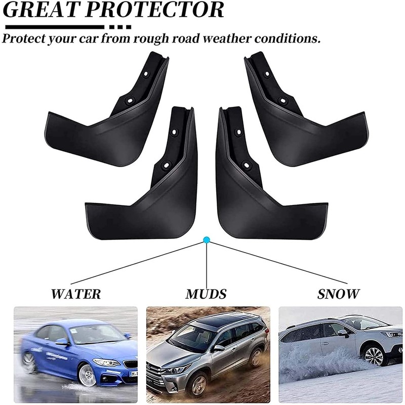 Car Mud Flaps Mudguard for Nissan Qashqai 2007-2025 Front and