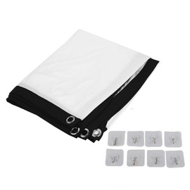 Projection Screen,60 100inch 16:9 HD Projector Screen 3D Film Portable Screen Curtains,Double Sided Washable Outdoor Projector Screen for Home Theater, (100in)