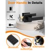 Tinewa 10 Pack Matte Black Interior Door Handles Inside Door