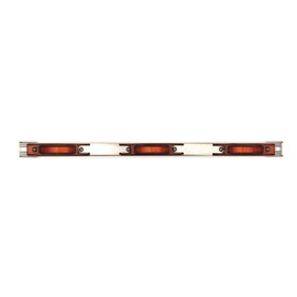 Maxxima M20343R 21 LED Red Stainless Steel Light ID Bar