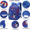 Cusangel Mochila escolar Cusangel 98653 color azul diseño astronauta