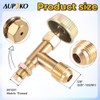 DIY Propane Gas Control Valve, 3/8" Male Flare Thread, M10X1