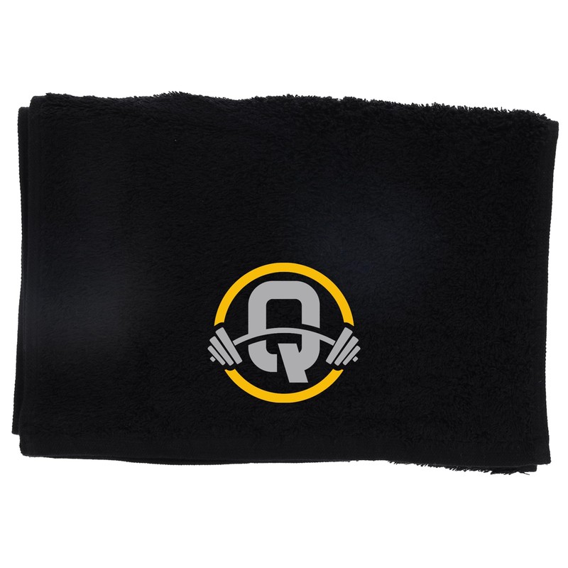 Always Looking Good Gym Towel with Monogrammed Embroidery Initial Gift