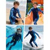 Yikayin Costumi da Bagno per Bambini Lunghezza Intera, Muta da