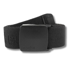 Evolite Erkamp Mens Belt, Elastic Stretch Belt, No Holes Invisible Belt for Men, Automatic Buckle Belt, Wide Outdoor Belt 1.57'' (Black - 40'' - 45'') (E-5506 115)