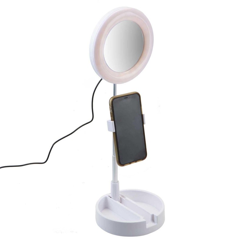 VFM - Social Media 17.5cm LED Ring Light with Phone