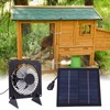 Solar Greenhouse Fan | Solar Panel Fan Chicken Coop Fan,Solar