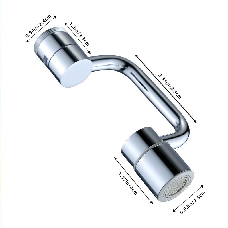 SELLO 1080° Swivel Faucet Extender, Sink Water Faucet Aerator with