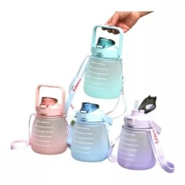 Total Supplier Divertida Botella Motivacional Para Agua Kawaii Con Stickers