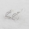 AA Gift Sobriety Earring Recovery Jewelry Alcoholics Anonymous Gifts (earring)