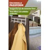 Menz Door Coat Rack for Hanging, Stainless Steel - Space