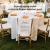 Reserved Memorial Wedding Chair Sign, Save a Seat with Love