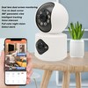 Dual Lens Security Camera 4MP HD WiFi AP Hotspot Surveillance