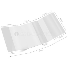 OLGS Maternity Log Cover Transparent 3-Piece Protective Cover for German Maternity Log Transparent Cover for Expectant Mothers for Pregnancy, Mother Passport Cover, Compartment for Ultrasound Images