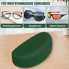 Aatacas 2 PCS A Pack, Leather Large Hard Shell Sunglasses