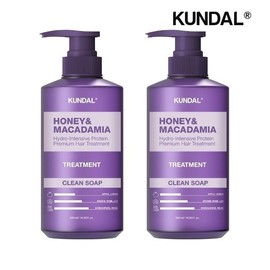 Kundal Honey & Macadamia Protein Treatment Clean Soap 500ml x 2 / 쿤달 허니 앤 마카다미아 단백질 트리트먼트 클린솝 500ml x2개