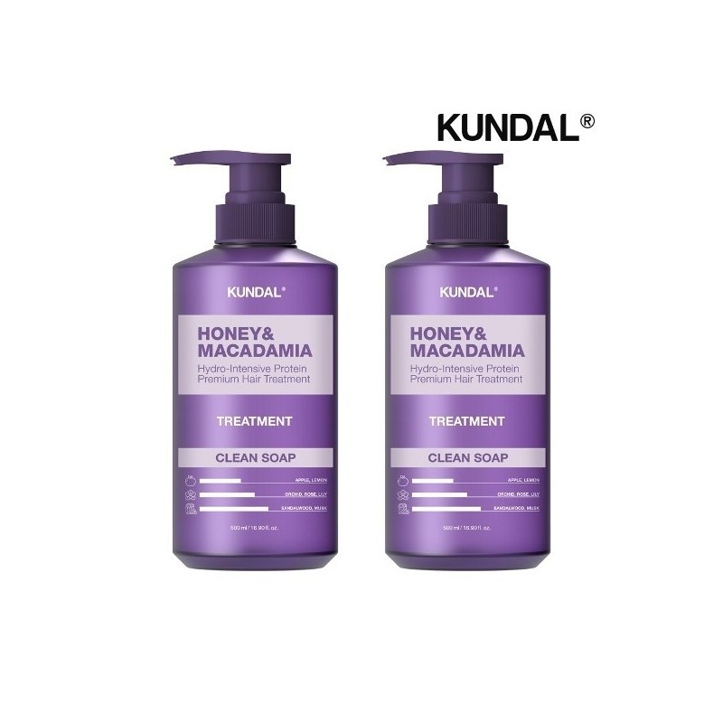 Kundal Honey & Macadamia Protein Treatment Clean Soap 500ml x