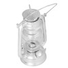 Oil Lamp Retro Appearance Iron Art Silver Kerosene Lamp with