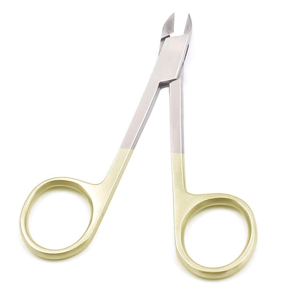 LAJA Imports Cuticle Scissors Tissue Nipper 4" Nail Clipper Remover