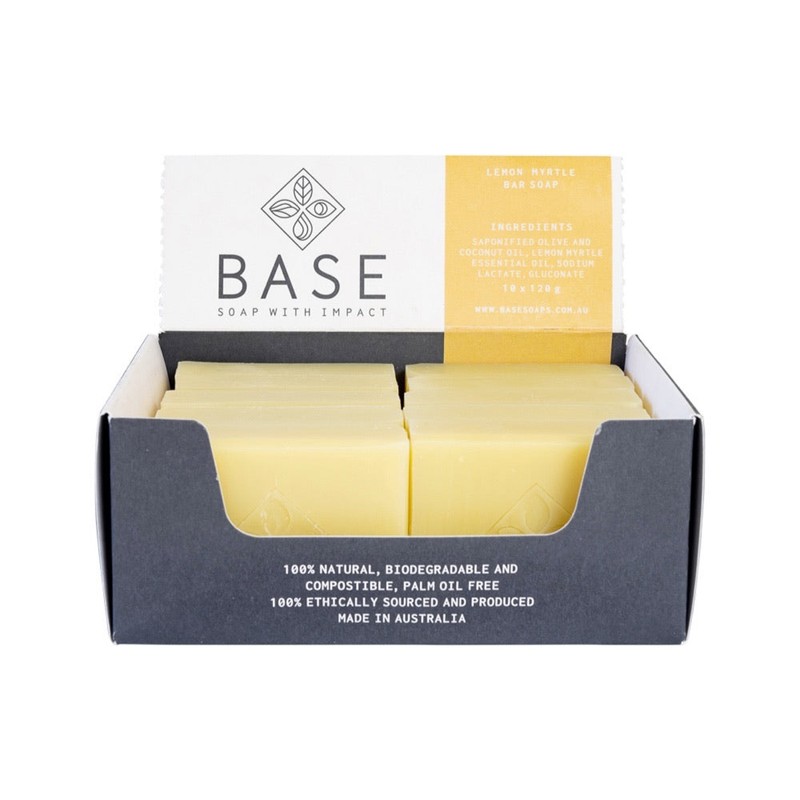 Base (Soap With Impact) Soap Bar Lemon Myrtle, 120g x