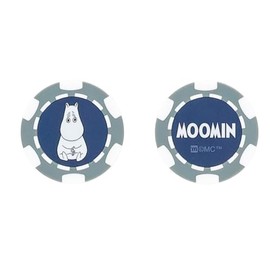 Marushin Golf Marker Moomin Coin Blue Beginner Character 1525009700