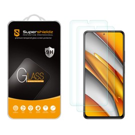 Supershieldz (2 Pack) Designed for Xiaomi Poco F3 / Redmi K40 / Redmi K40 Pro/Redmi K40 Pro Plus Tempered Glass Screen Protector, Anti Scratch, Bubble Free