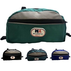 Majestic Ally Nylon Reflective Saddle Pommel Bag for Western Saddle (Turquoise)