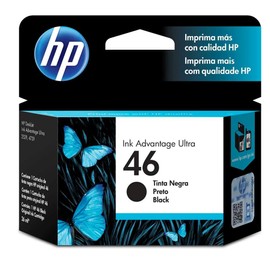 Cartucho original de tinta negra HP 46 Advantage (CZ637AL)