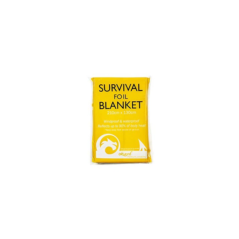 Oqard Survival Foil Blanket 210 cm x 130 cm -