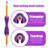 Yuanchu 6-Pack Pencil Grips, Ergonomic Double-Sided Pen Grips