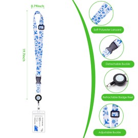 Xugoox Cruise Lanyard for Ship Cards, 4pcs Adjustable Waterproof Cruise Lanyards with ID Holder for Cruises Must-Have Accessories