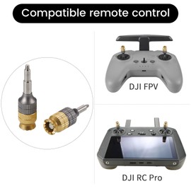 Extension Joysticks Replacement Aluminum Telescopic Spare DJI FPV Remote Controller 3 2/RC Pro Control Sticks for DJI Avata/Avata 2/Neo/Mavic 3/3 Pro/Mavic 3 Cine/3 Pro Cine/3 Classic/Mini 3 Pro/Air 2S Accessories