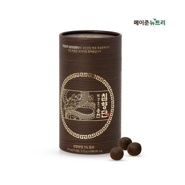 Mayjun Nutri Park Kyung-ho&#39;s Yongcheon Agarwood 1 can (50 pills), none / 메이준뉴트리 박경호의 용천 침향단 1통 (50환), 없음