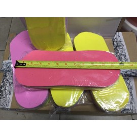 120 pares de zapatillas desechables spa pedicura espuma chanclas (tipo plegable)