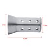 Motorcycle exhaust pipe silencer, stainless steel material, 51 mm, universal