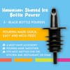 Hawaiian Shaved Ice 3 pack Free Flow Pourers, for Snowcone