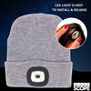 Night Scope Classic LED Rechargeable Knit Beanie Warm Head Light