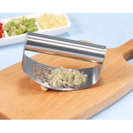 Unbranded New Stainless Steel Garlic press Tool Manual Minced Garlic Easy To Use Sturdy