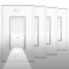 4Pack SOZULAMP Illuminated Light Switch-Esay to Install,No Neutral Wire,Single-Pole Paddle