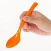 Nagao Tsubamesanjo Leaf Cutlery Spoon, Large, Orange, Set of 12,