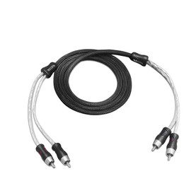 RECOIL PCI23 Premium 100% Oxygen Free Copper 2-Channel RCA Audio Interconnects Cable, Double Shielded with Noise Reduction (3ft)