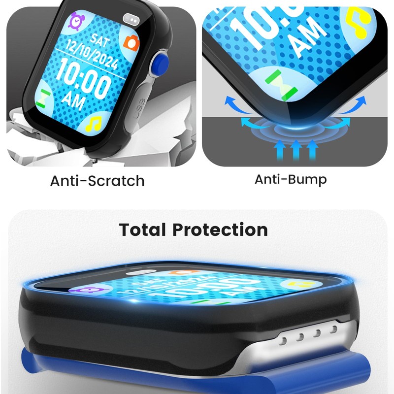 NewJourney Screen Protector for VTech KidiZoom Smartwatch DX4, 2-Pack, Full