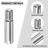 M METERXITY 20-Pack M6 x 25mm Slotted Cylindrical Pin Dowel,