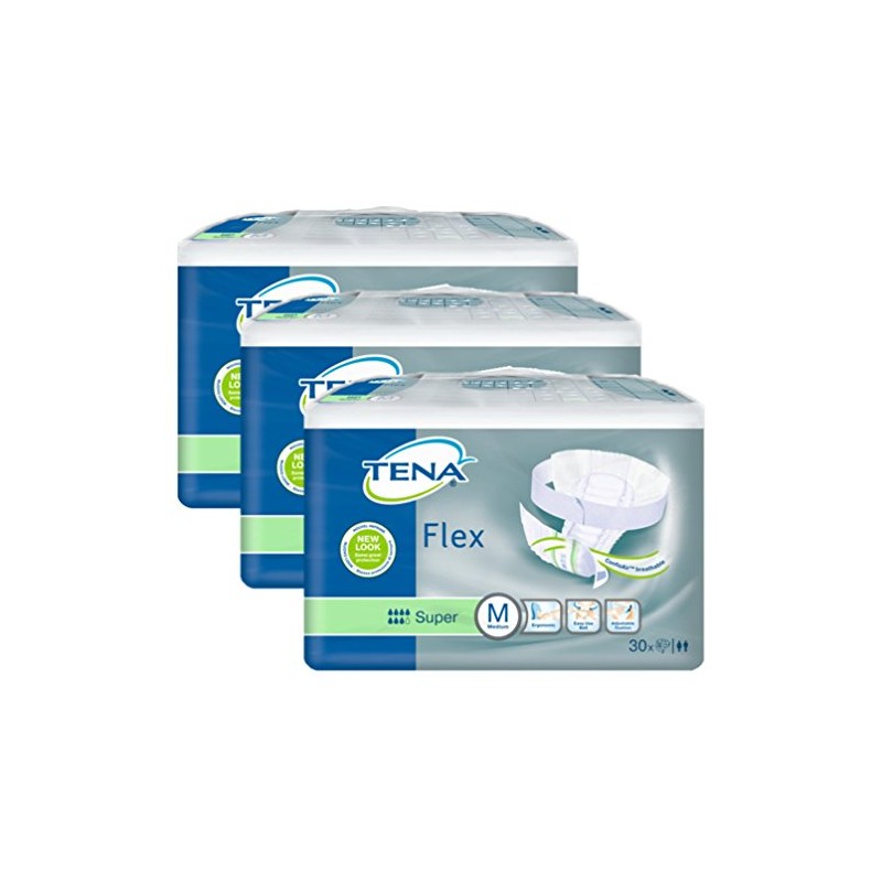 TENA Flex Super Medium – (Pack 00183288 (90 Pieces)