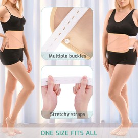 Castor Oil Pack Massage Belt Compress, Castor Oil Pack Prevents Leaks, with Laundry Bag, Waistband Compress, Reusable, to Improve Blood Circulation Digestion (2)